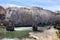 Destroyed roman bridge at tigris river