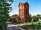 The destroyed tower of the former city baths in Putivl (Sumy region, Ukraine)