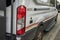 Detail of 4x4 Storyteller Overland MODE LT camper van built on Ford Transit chassis