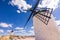 Detail of the altarpiece of the windmills of Consuegra, in the places of the rue of Cervantes