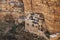 Detail of the Ancient Saint George`s Monastery in Wadi Qelt in the West Bank