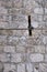 Detail of Ancient Stone Block Walls, Dubrovnik, Croatia