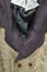 Detail of a Antique, Western Style Men\'s Suit with a Fancy Vest and Tie