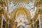 Detail from the apse in the Church of Saint Louis of the French in Rome, Italy.