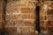 Detail of the apse in monastery of San Clodio, Lugo province, Sp