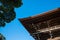 Detail architecture of Meiji-jingu shrine in Harajuku, Tokyo