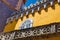 Detail of the architecture of the Pena Palace a Romanticist castle located in Sao Pedro de