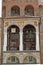 Detail of the architecture of the Rila monastery, the oldest monastery in Bulgaria