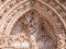 Detail of the Assumption of the Virgin of the Door of the Lions of the Cathedral of Santa Maria de Toledo