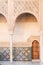 Detail of beautiful Alhambra