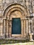 Detail of Boelhe romanesque church in Penafiel