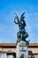 Detail of the bronze angels on top of the commemorative statue of the victory over Napoleon