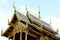 Detail of a buddhist monastery roof, Thailand