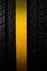Detail of a car tire background.