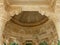 Detail of the carved dome at Royal cenotaphs in Jaipur, Rajasthan, India