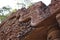 Detail Carving in Banteay Srei Temple in Cambodia