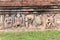 Detail of carvings at Somapuri Vihara Somapura Mahavihara , ruins of Buddhist monastic complex in Paharpur village, Banglade