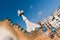 The Detail of Casa Batllo Rooftop in Barcelona Spain