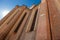 Detail of Cathedral of Asti, Piedmont, Italy