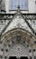 Detail of Cathedral entrance, Quimper, France