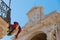 Detail of the Cathedral of Syracuse and Palazzo Vermexio