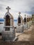 Detail of Cerro Calvario in Copacabana town, lake Titicaca in Bolivia