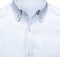 Detail closeup business or classic blue shirt, isolated white background with clipping path.