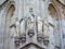 Detail of Cologne city hall, with sculputres of historic kings and emperors