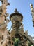 Detail of `Colomares Castle` Benalmadena, Cadiz, Spain