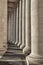 Detail of the colonnade of bernini