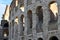 Detail of Colosseum in Rome Roma, Italy