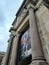 Detail of columns outside a museum, SMK – Statens Museum for Kunst (Statens Museum for Kunst), Copenhagen, Denmark