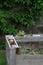 Detail of composter with organic waste from  pallets