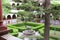 Detail of Courtyard of San Francisco Church in Cuzco, Peru