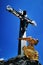 detail of crucifix on charles bridge