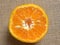 Detail of cut Nagpur orange