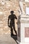Detail of David statue by Michelangelo
