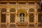 Detail of the decorated windows inside the mehrangarh fort