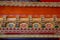 Detail of decorative trim, Likir Buddhist Monastery, India