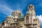 Detail of the domes of Saint Alexander Cathedral in Sofia Bulgaria