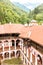 Detail of the dormitories of the Rila Monastery