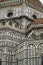 Detail of Duomo Cathedral in Florence, Italy