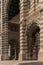 Detail of the entrance arches of the Cathedrale La Major in Marseilles