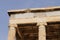 Detail from the Erechteion, Acropolis, Athens, Greece. A column