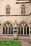 Detail of Exeter cathedral in Devon