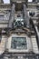 Detail of the facade of the cathedral in Berlin