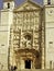 Detail of facade of the church of San Pablo, one the main monuments in the city of Valladolid, Spain
