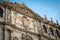 Detail of the facade of Colegio Mayor de San Ildefonso in Alcala de Henares, Spain