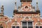 Detail of the facade of the Great Armoury or Great Arsenal in Gdansk