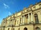 Detail of the facade of the royal palace at Versailles